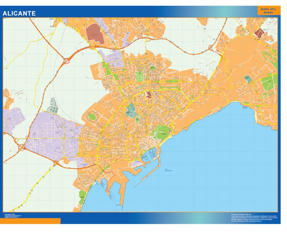 Mapas de Alicante en la Comunidad Valenciana Tienda Mapas