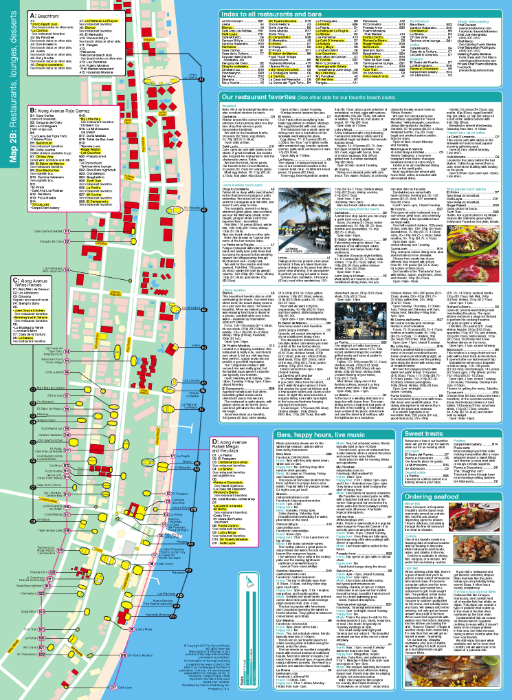Puerto Morelos and Northern Riviera Maya Map & Travel Guide