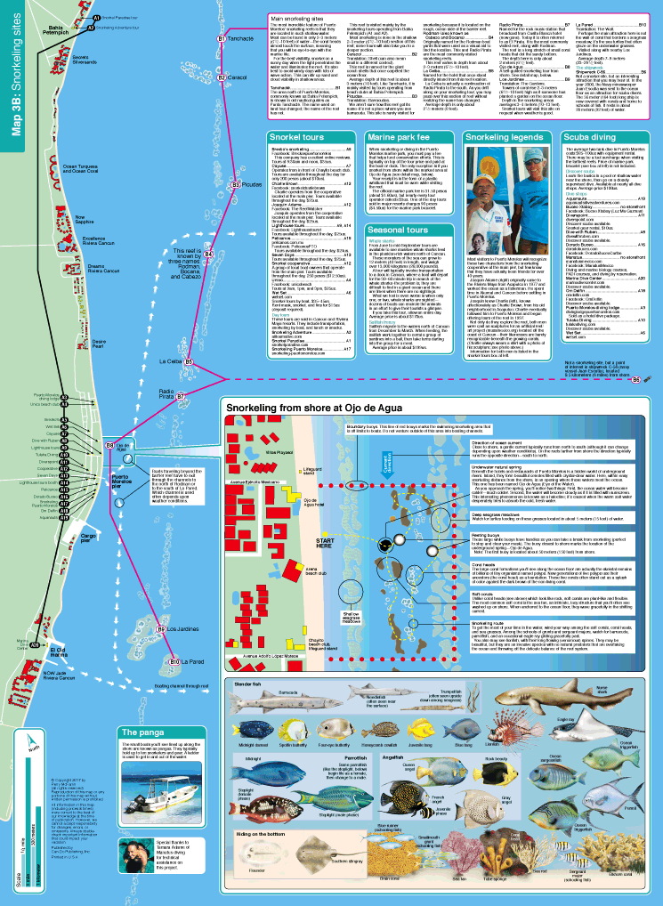 Puerto Morelos Map & Travel Guide