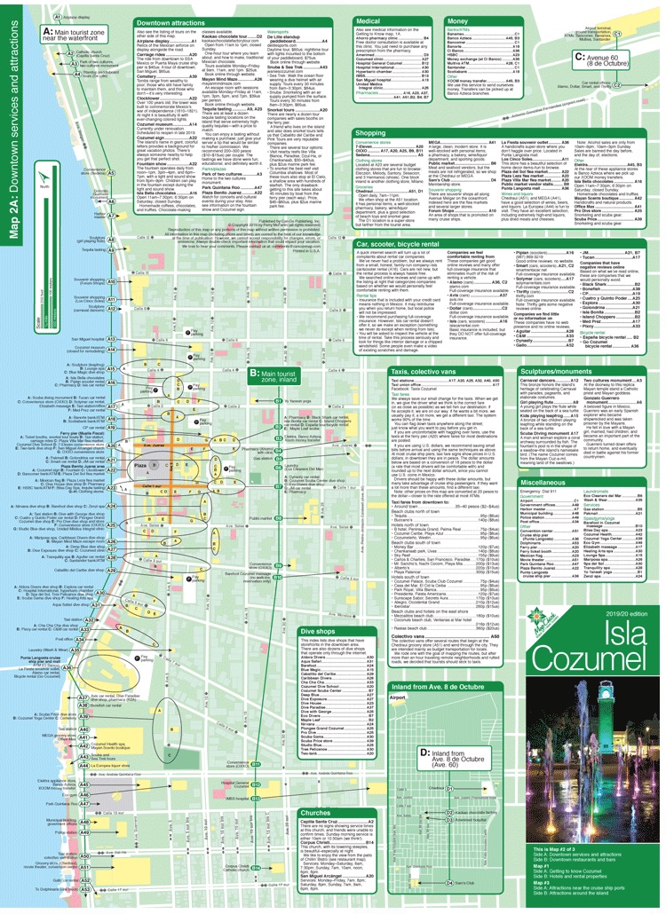 Cozumel Map & Travel Guide - MapChick Maps & Travel Guides