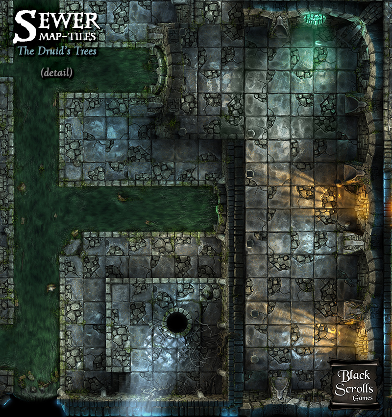 The Druid’s Trees (Sewer Map Tiles)