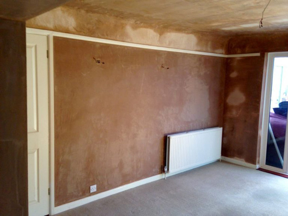 Living Room With Curved Ceiling ReSkim MA Plastering Services