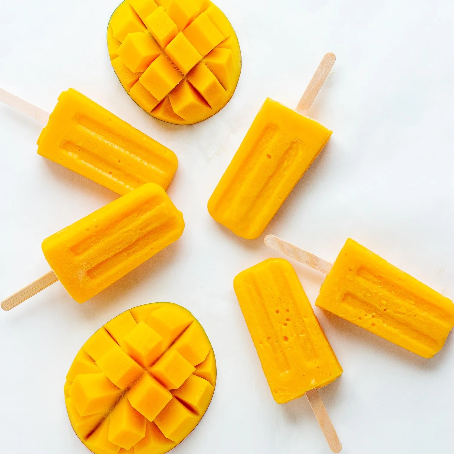 Homemade Mango Popsicles (Easy & Delicious!) Maple + Mango