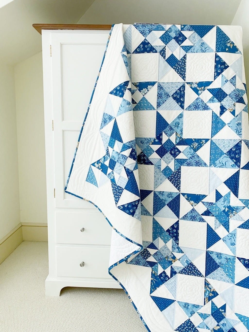 Festival of Stars Quilt Pattern & Pillow Pattern • Maple Cottage Designs