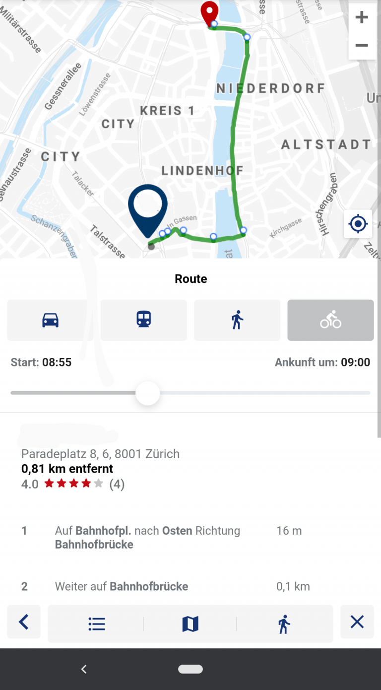 Generate more foot traffic by using Google Directions API maplicate
