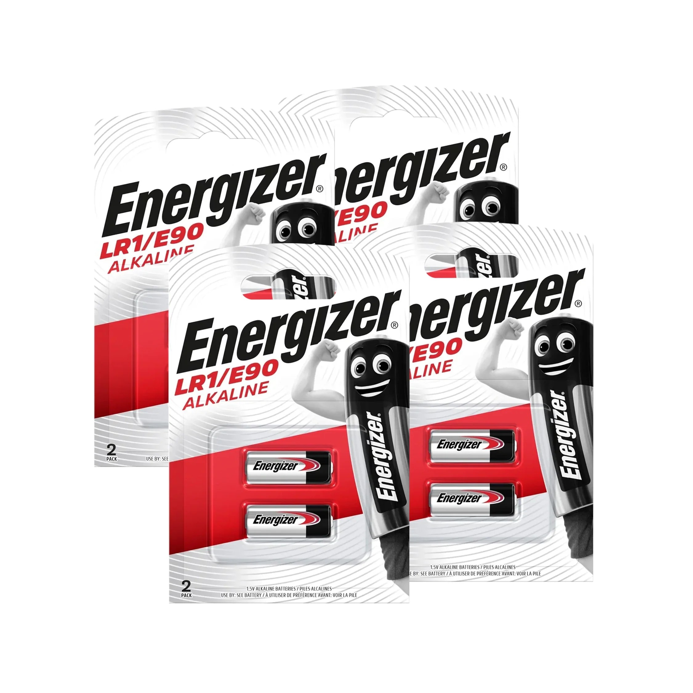 Energizer LR1/E90 Alkaline Batteries Pack of 8 Batteries Maplin