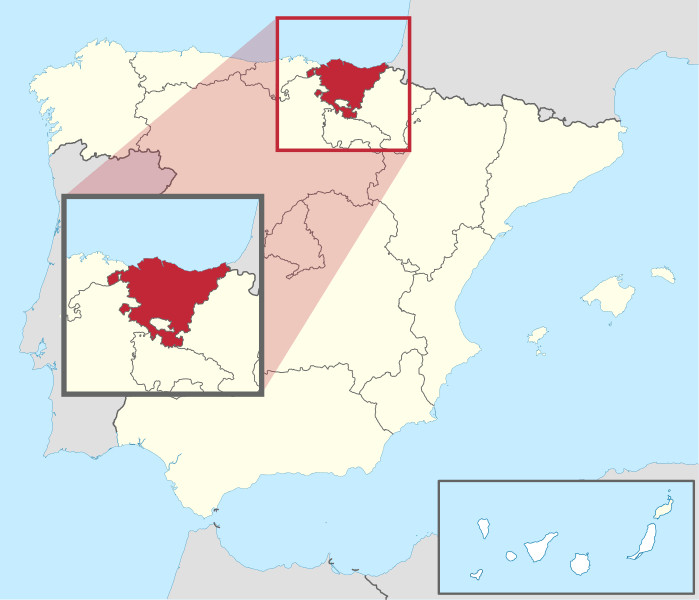 Basque Region Of Spain Map √ Basque Spain Regions Map Is Catalan In The Basque Region Quora