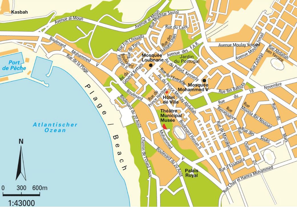 Agadir, Morocco Flood Map: Elevation Map, Sea Level Rise Map