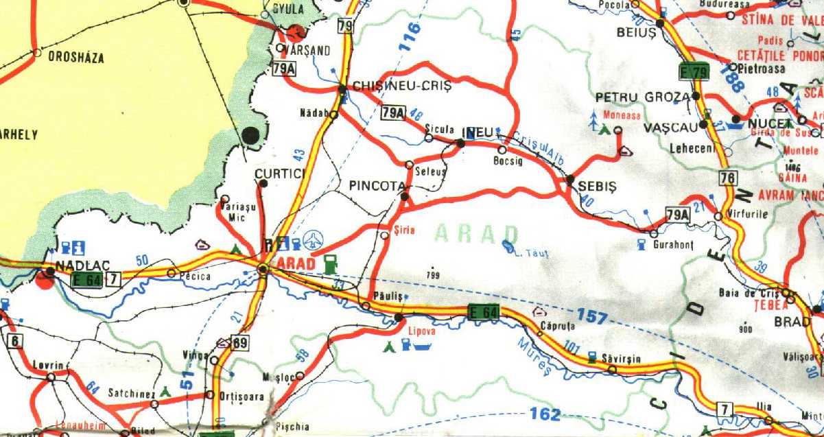 Pain Points Liés À Arad Roumanie Carte Arad Map Arad Romania • mappery