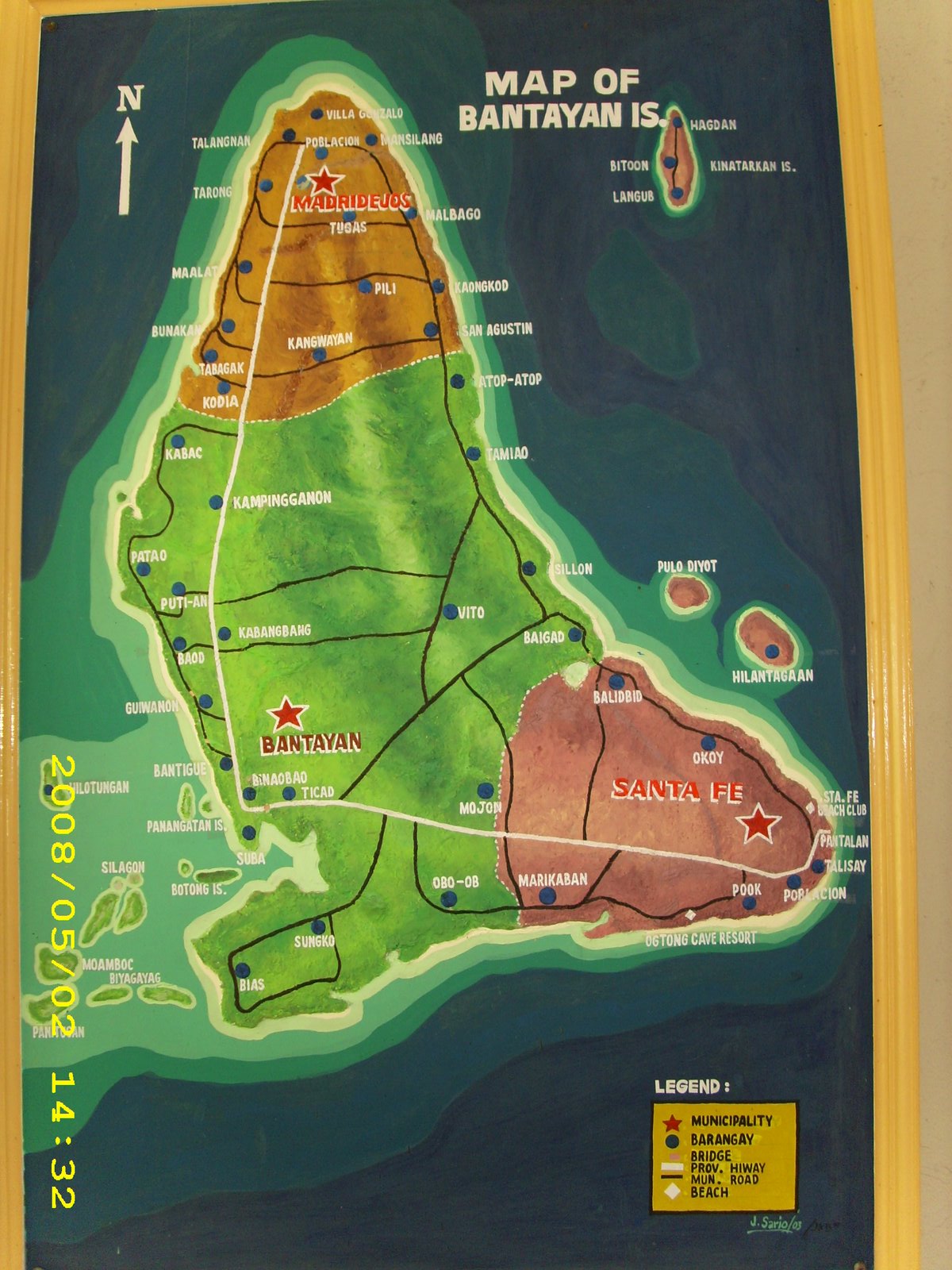 Bantayan Island Map Bantayan Island • mappery