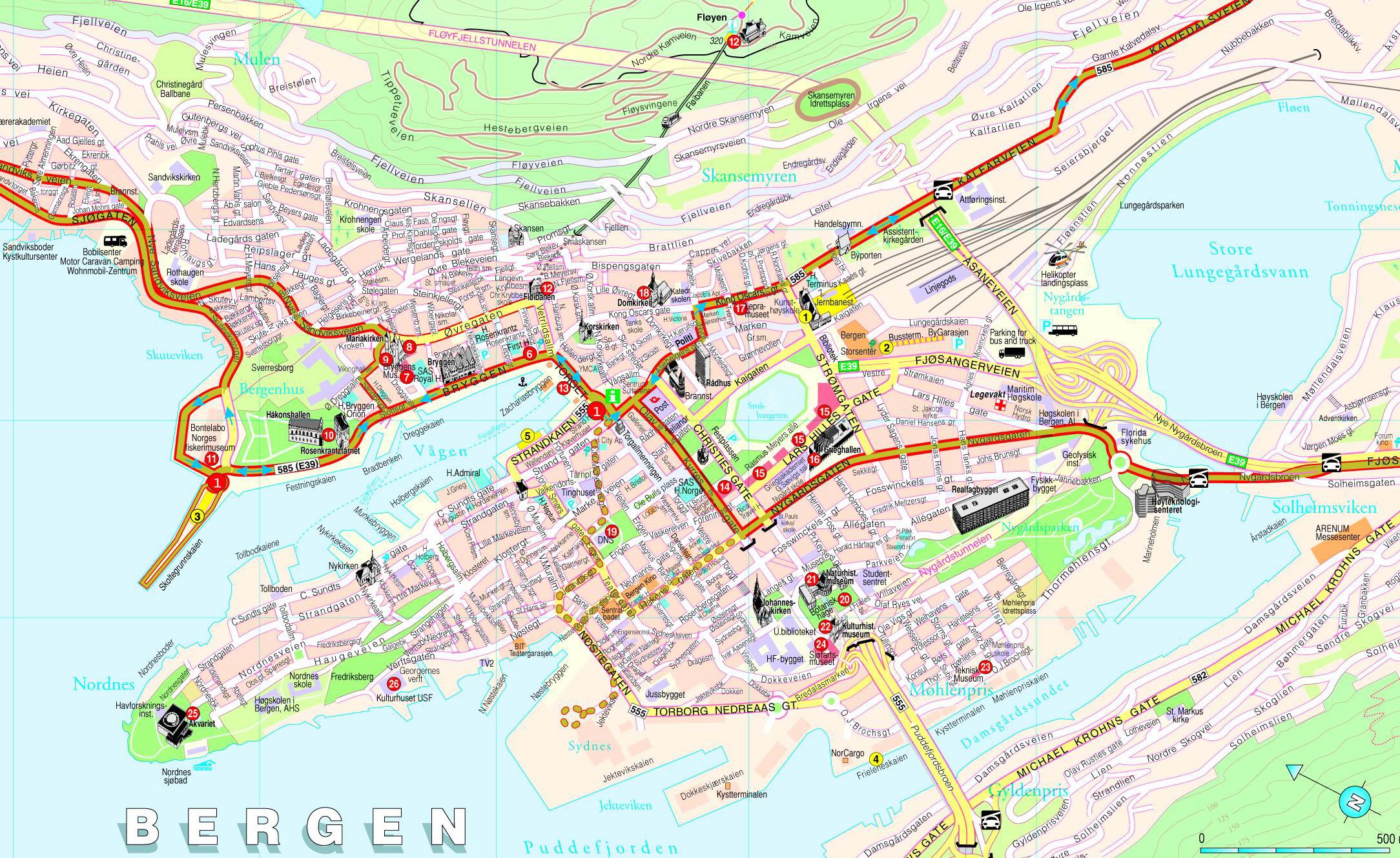 Bergen/Norwegen pierrunner