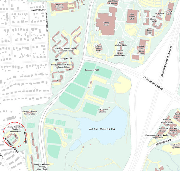 Brandon Town Map Athens GA • mappery