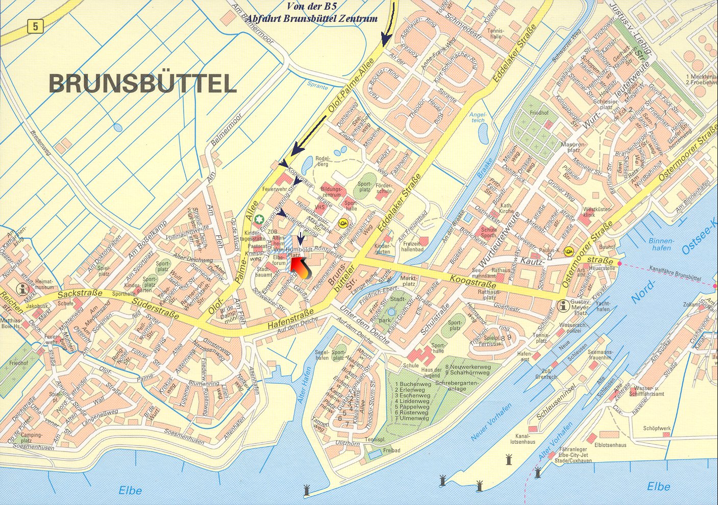 Karte Brunsbüttel Umgebung Brunsbüttel Map Brunsbuumlttel Germany • mappery