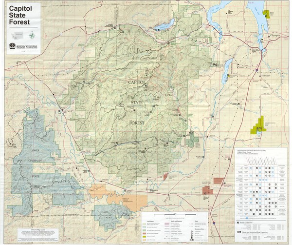 Capitol State Forest Map Capitol State Forest WA • mappery