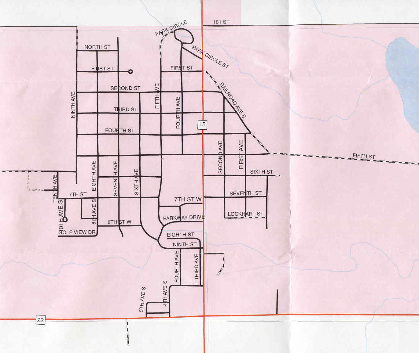 Clear Lake City Map Clear Lake South Dakota • mappery