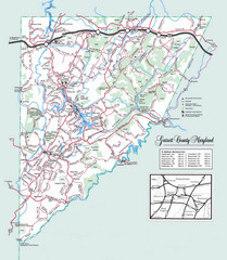 Garrett County Md Map Real Life Map Collection • Mappery