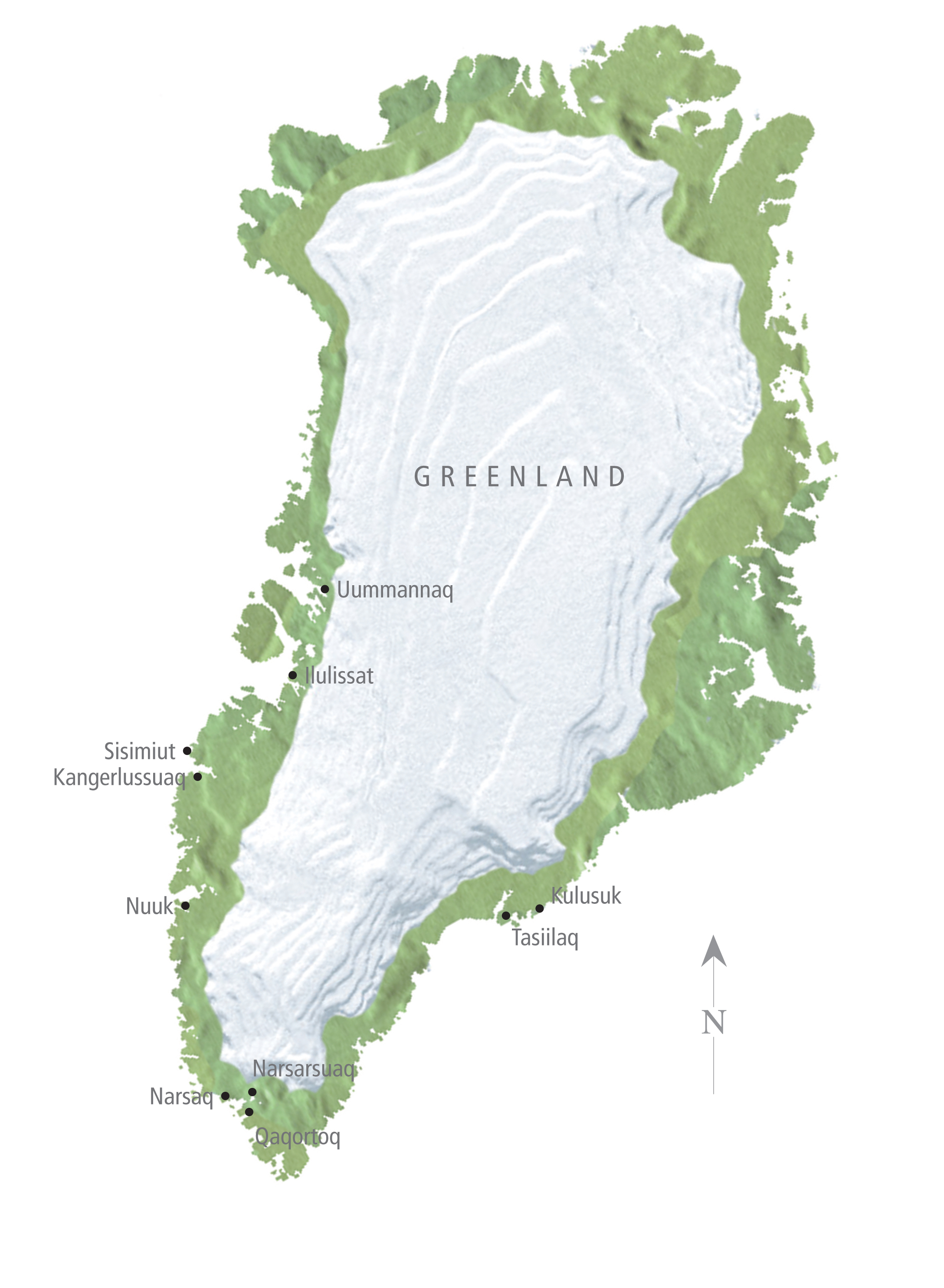 Greenland Map