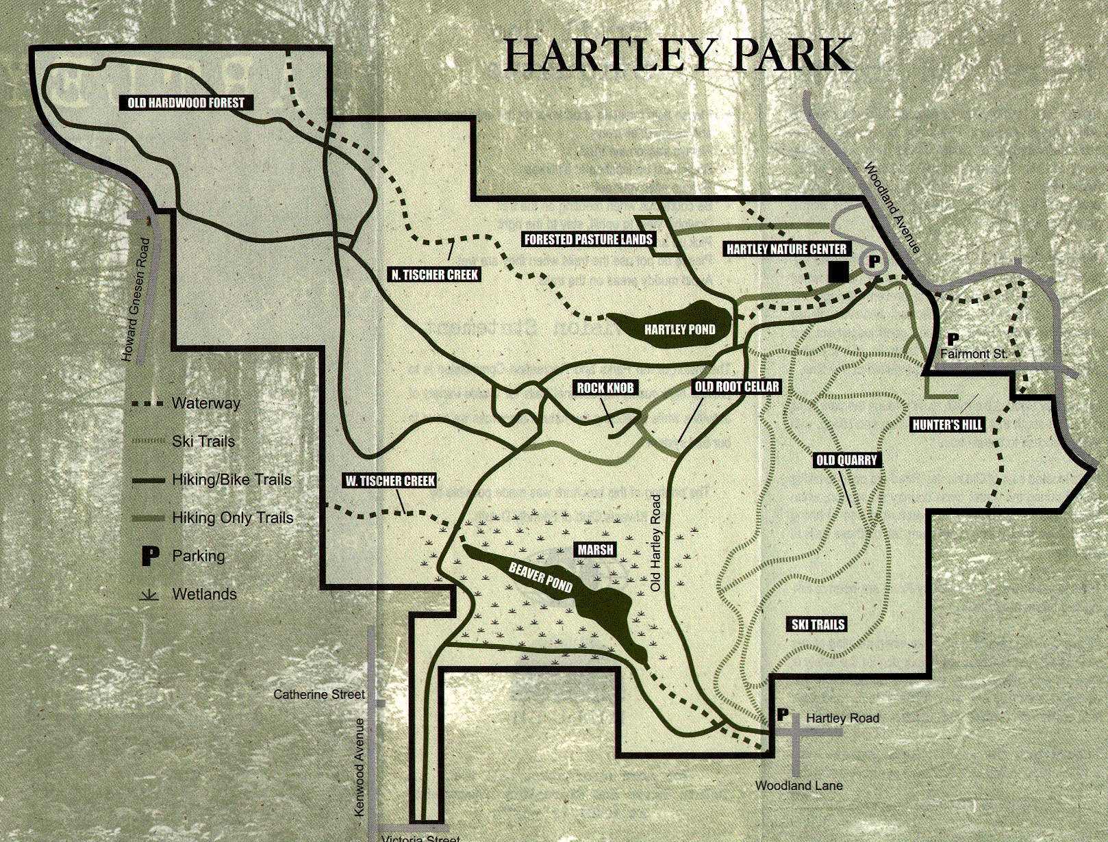 Hartley Park Map Hartley Park Woodland Ave Duluth St Louis MN • mappery