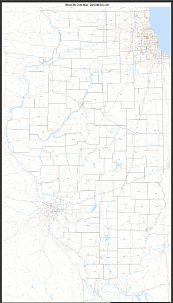 25 Illinois Zip Codes Map Online Map Around The World