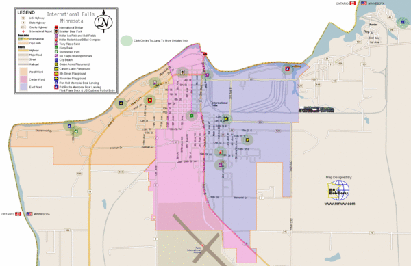 30 International Falls Mn Map Maps Database Source