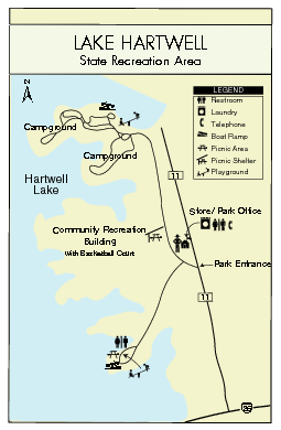 Lake Hartwell State Park Campground Map Lake Hartwell State Park Map - Lake Hartwell State Park South Carolina • Mappery