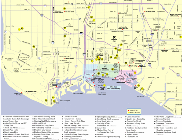 Map Of Cal State Long Beach Cal State Long Beach Campus Map Maping Resources