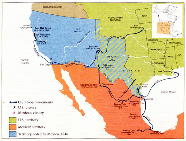 Mexico Map In 1800