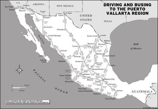 Mexico Toll Roads Map Mexico Map Highways