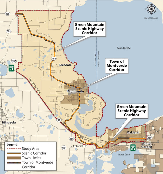Montverde Highway Map Montverde FL USA • mappery