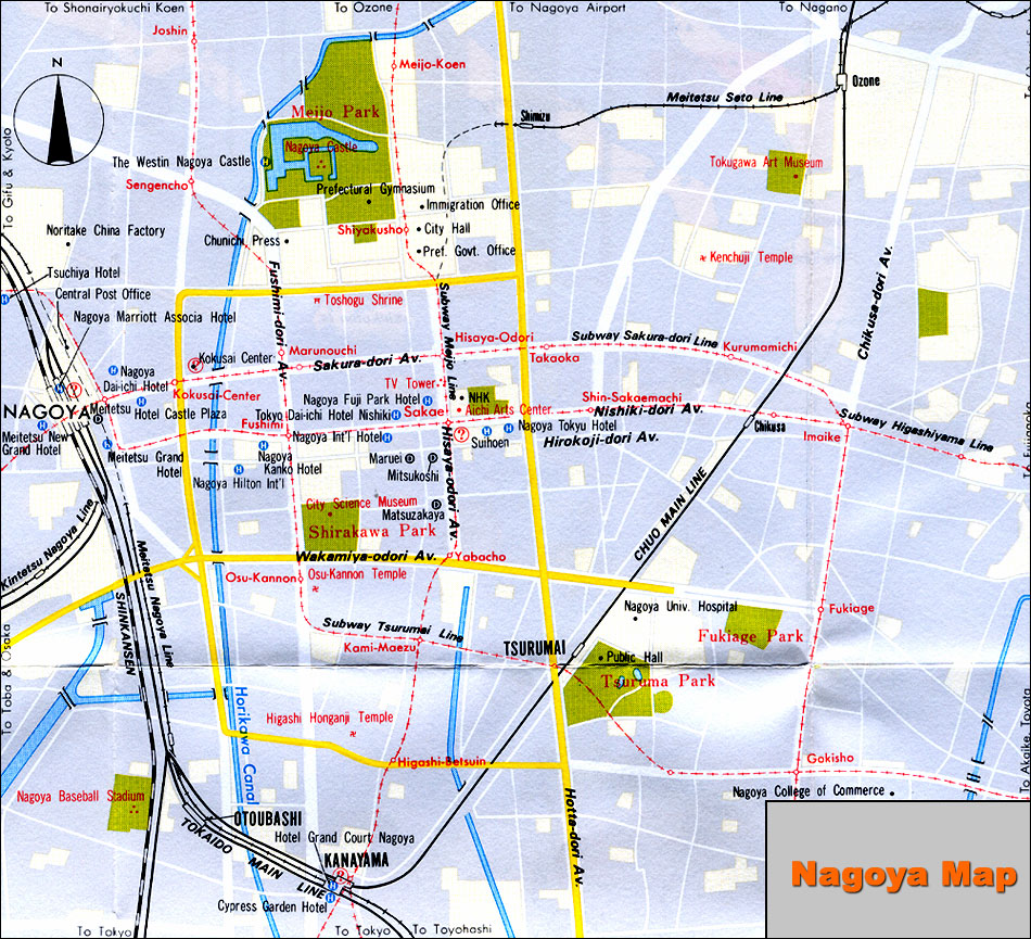 Nagoya Japan Map Nagoya Japan • mappery