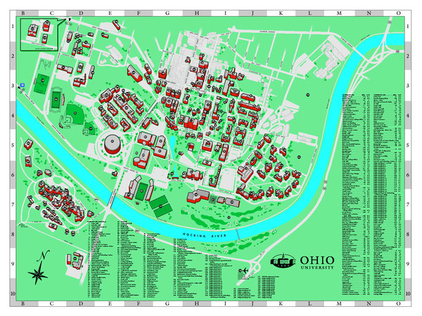 Map Of Ohio Colleges College University Ohio College University Map