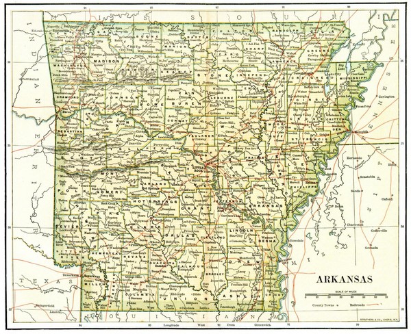 Old Maps Of Arkansas Old Arkansas Map - Arkansas • Mappery