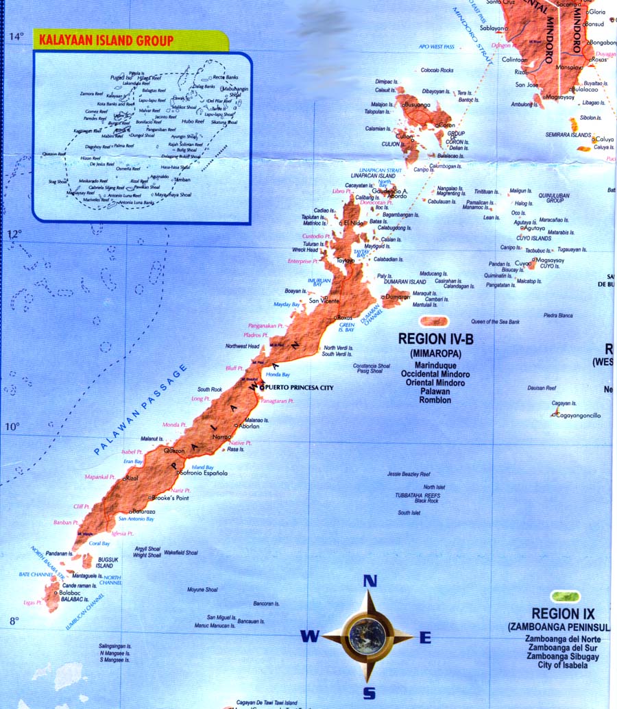 Palawan Islands Map Palawan • mappery