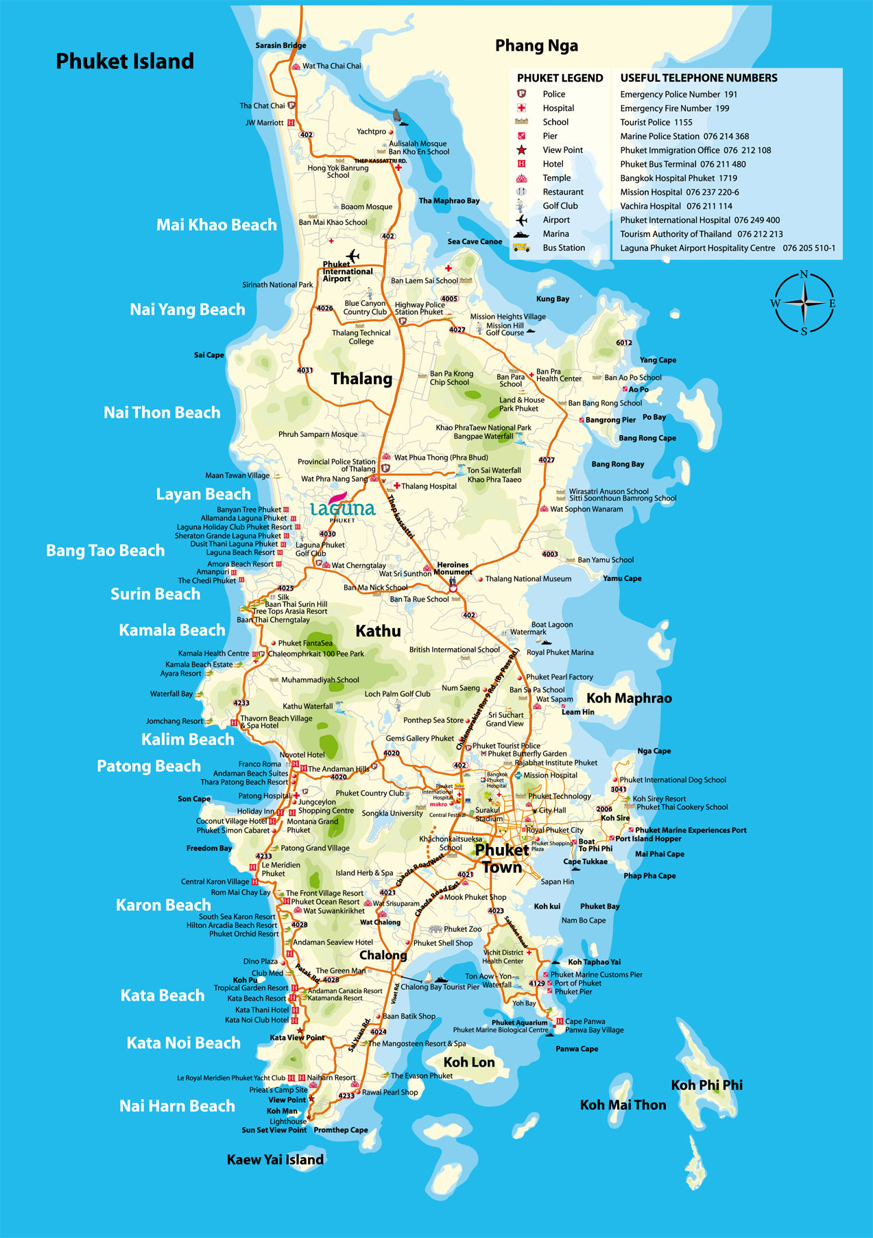 Phuket Island Map Phuket Island • mappery