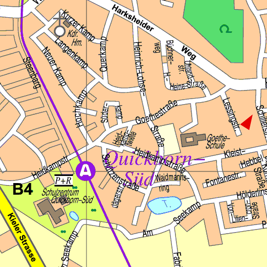 Karte Quickborn Quickborn Germany Map
