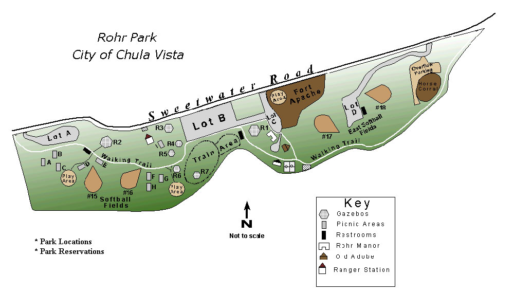 Rohr Park Map Sweetwater Road Chula Vista • mappery