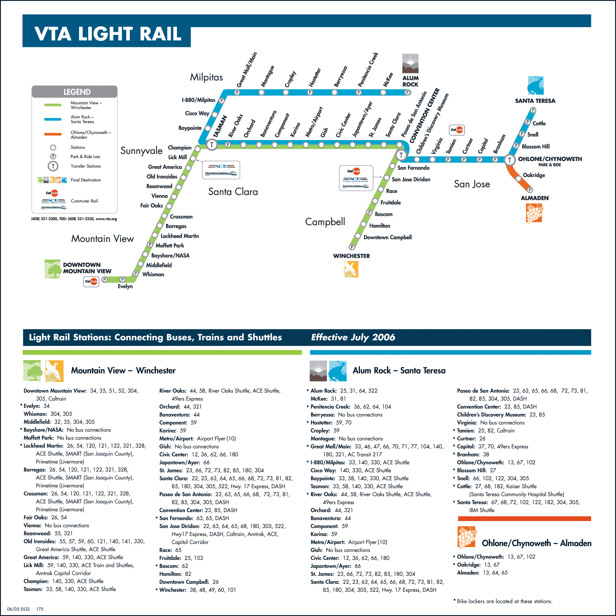 Santa Clara Light Rail Map Santa Clara California • mappery
