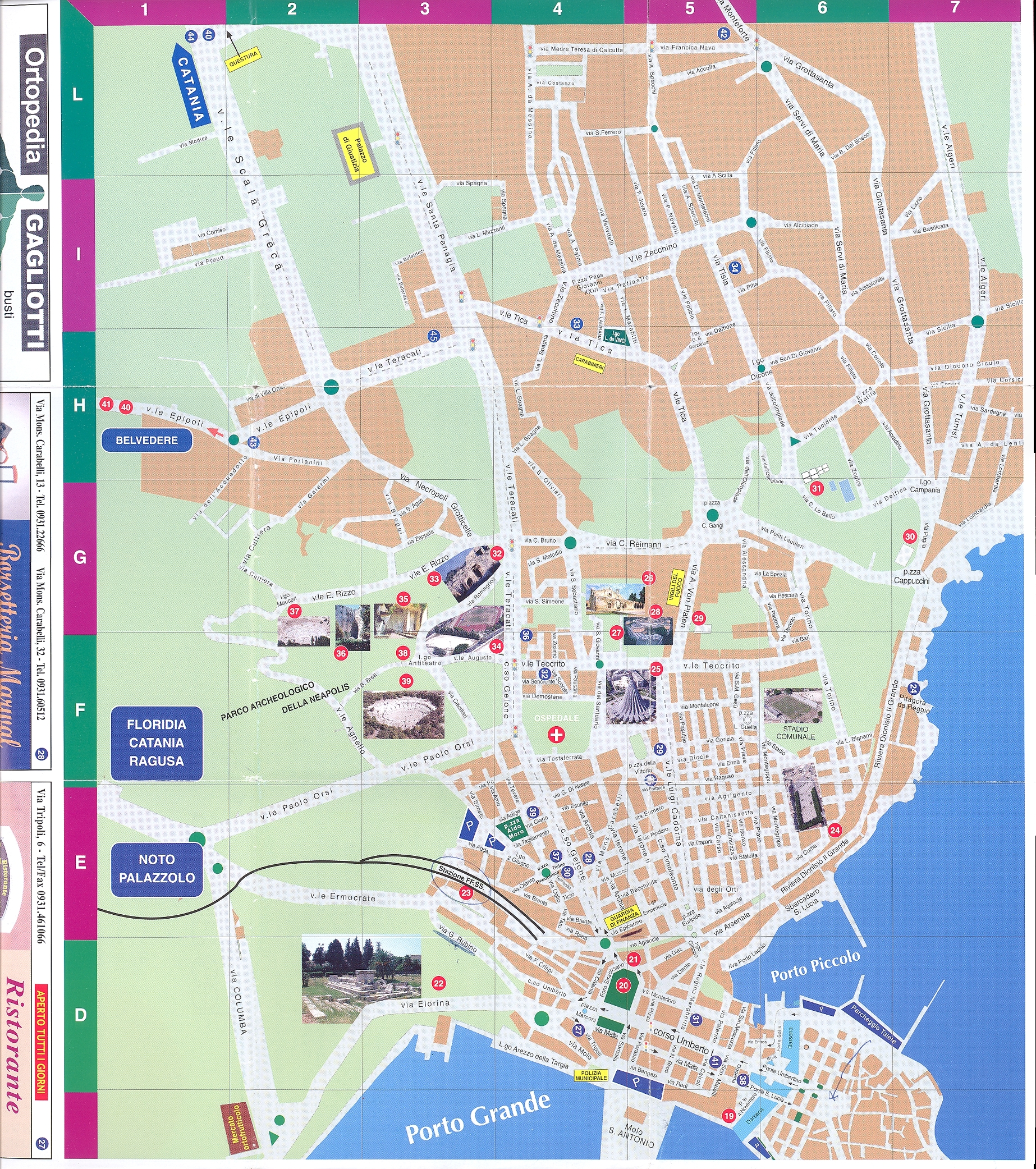 Plan De Syracuse Sicile Siracusa Map siracusa it • mappery