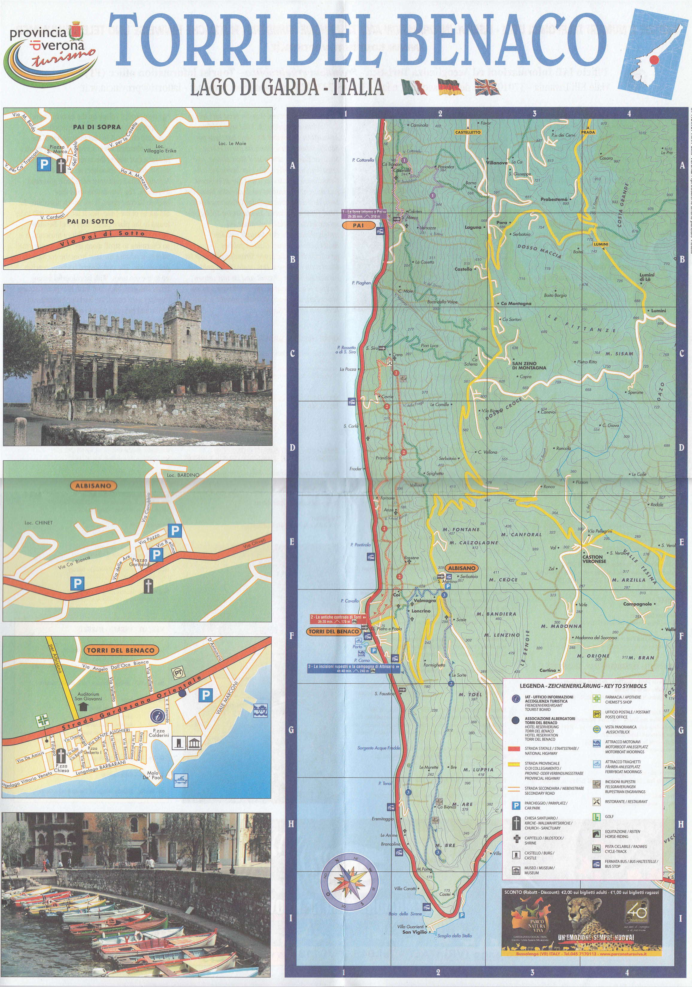 Gardasee Torri Del Benaco Karte Torri del Benaco Map italy Torri del benaco • mappery