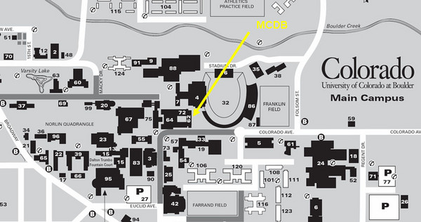 Map Of University Of Colorado Boulder University Of Colorado At Boulder Campus Map - Boulder Co • Mappery