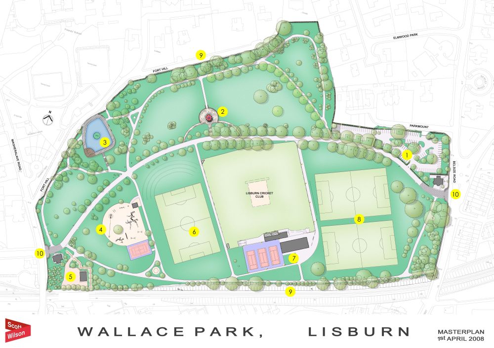 Wallace Park Map Lisburn • mappery