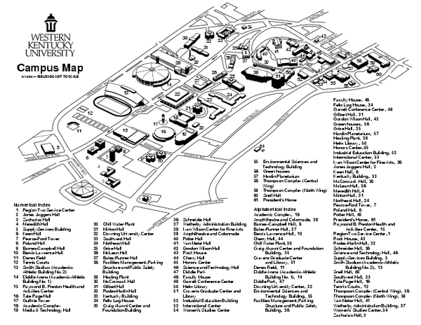 33 Western Ky University Campus Map Maps Database Source