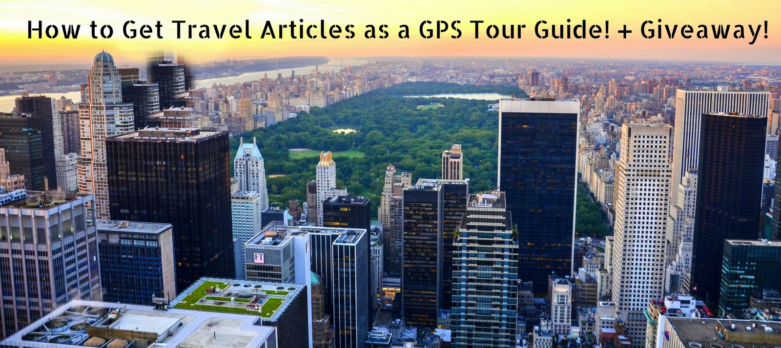 How to turn travel articles into a GPS Tour Guide Mapping Megan