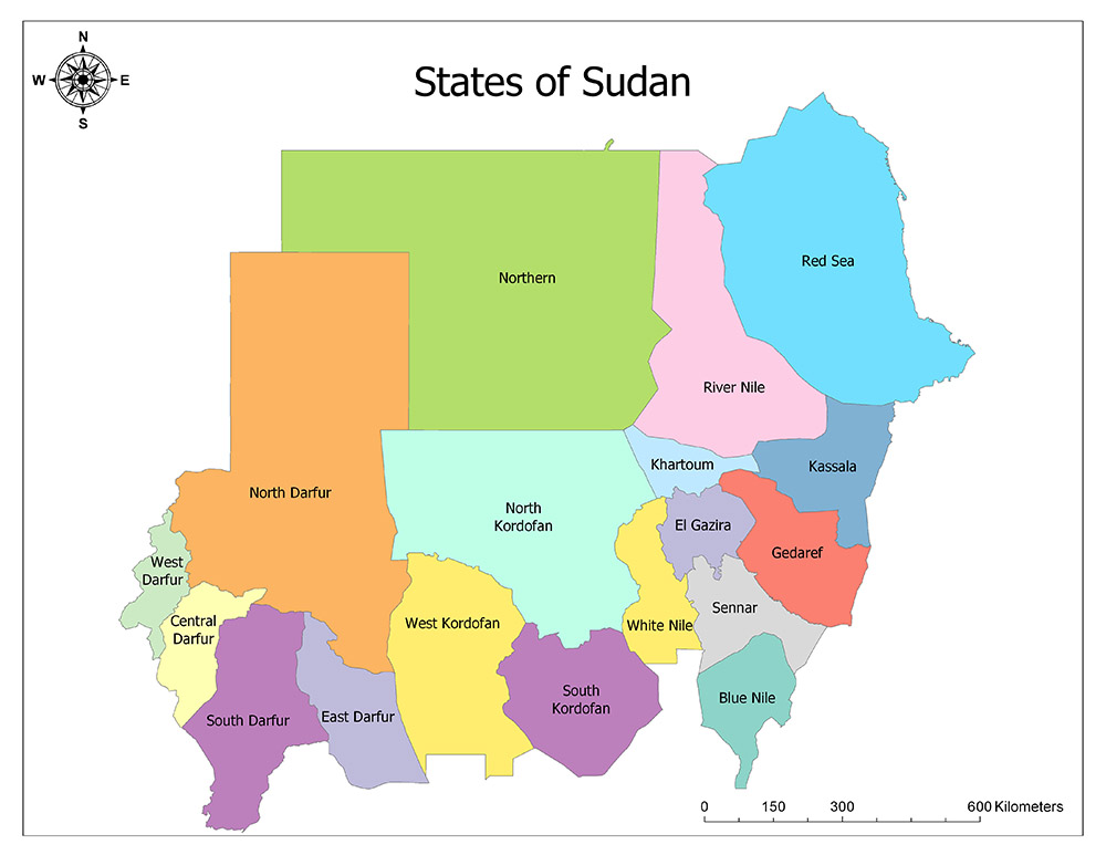 States of Sudan Mappr