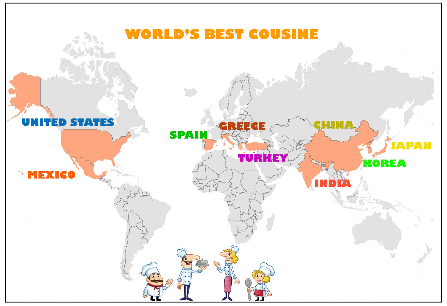Top 10 Countries Have the Best Cuisine in the World Mappr