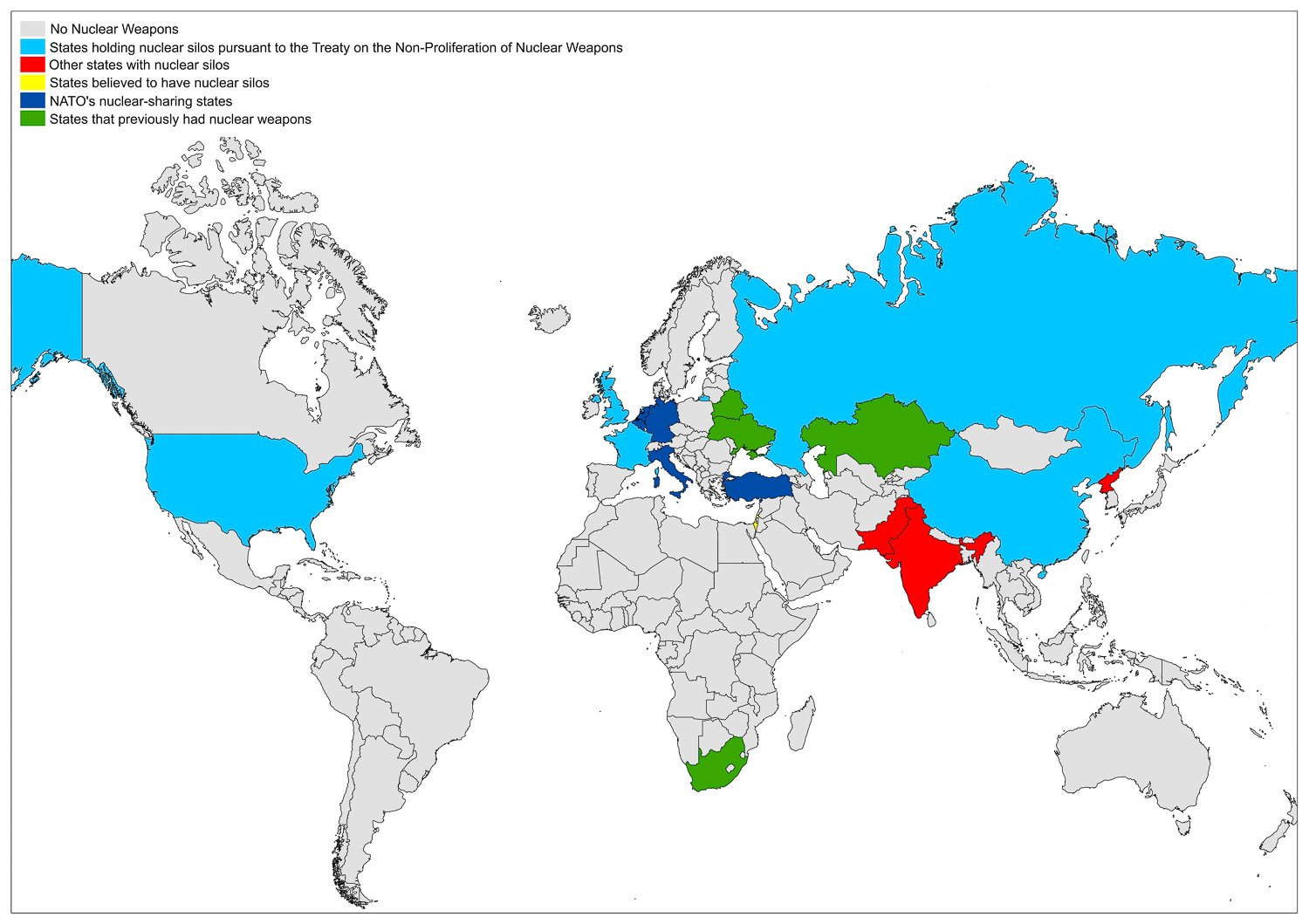Countries With Nuclear Weapons