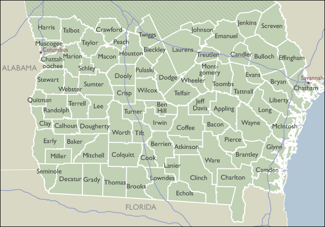 County Zip Code Wall Maps