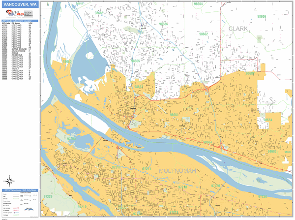 Vancouver Wa Zip Code Map 34 Vancouver Wa Zip Code Map Maps Database Source
