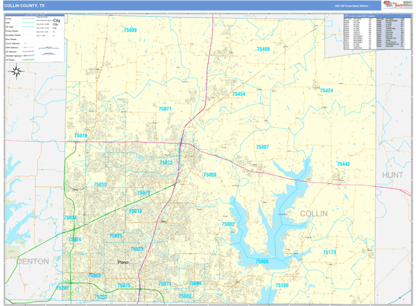 Collin County Zip Code Map Maps Location Catalog Online