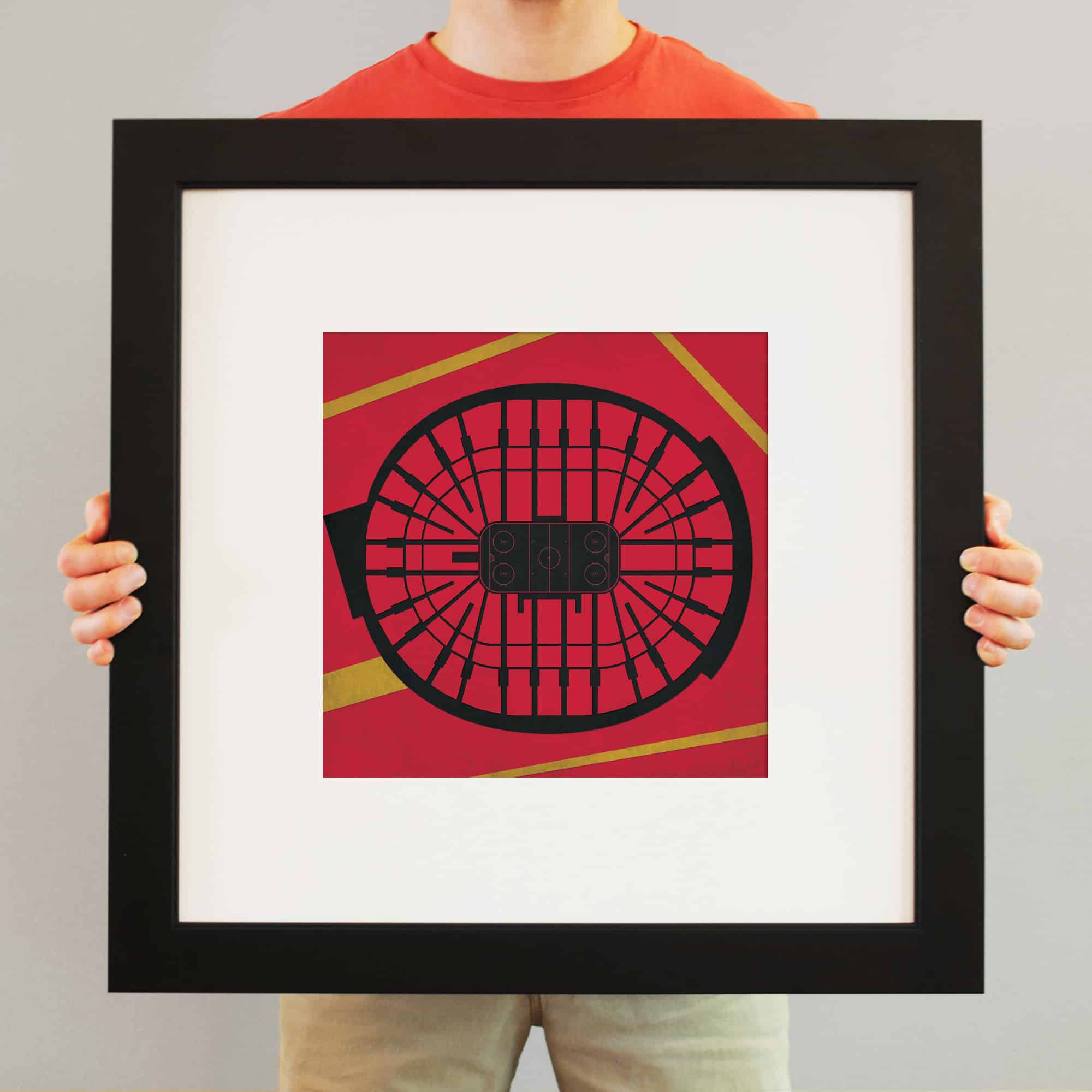 Canadian Tire Centre Map Art by City Prints The Map Shop